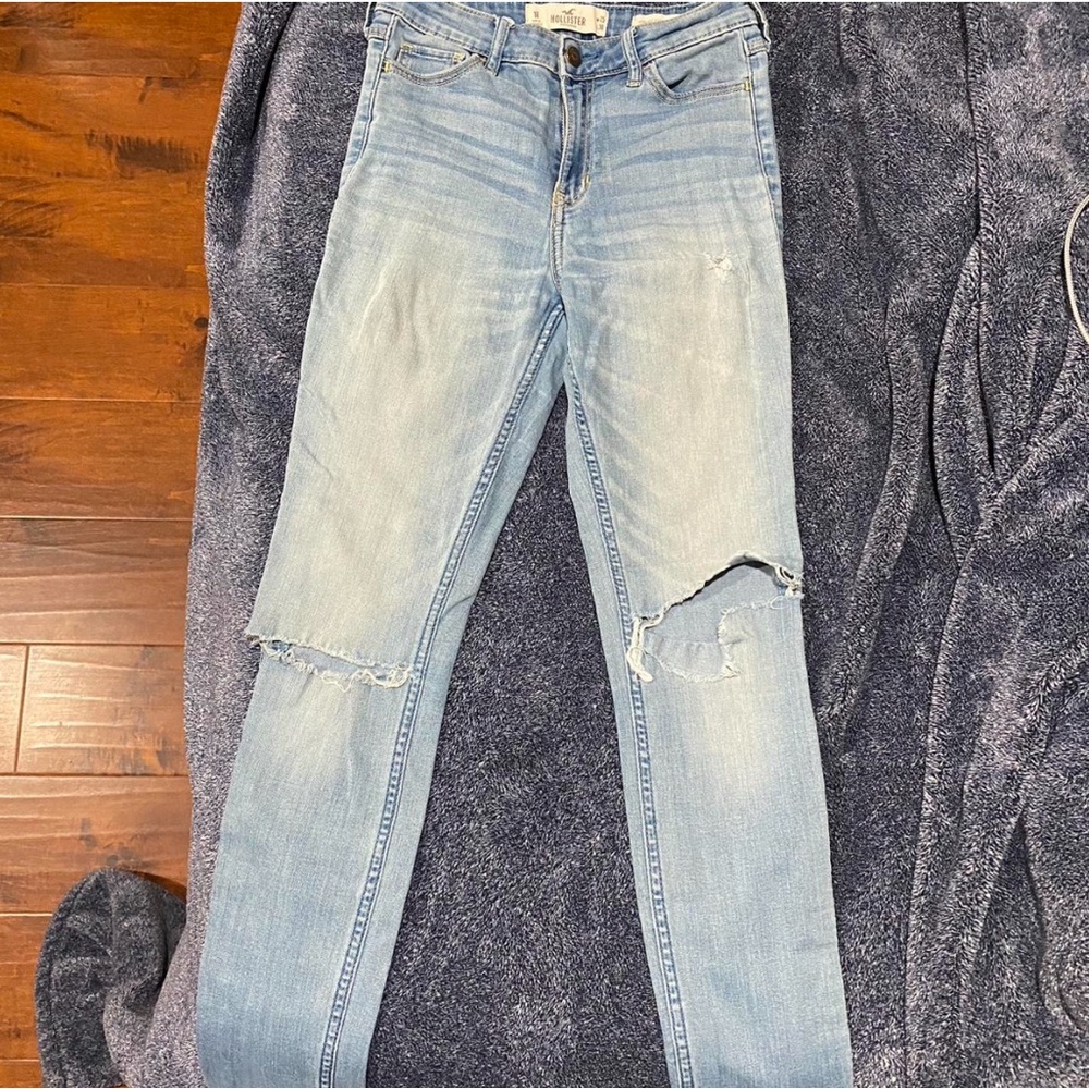 women’s hollister high rise super skinny jeans